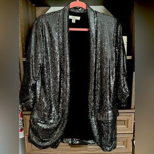 C by one sequin blazer